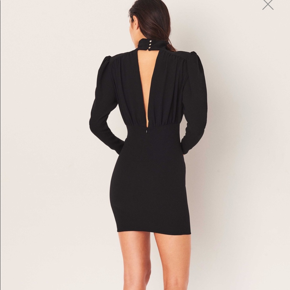 Ba&sh black mini dress FW 2020